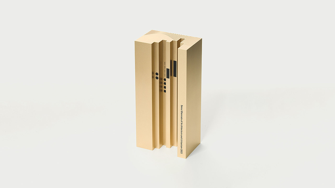 trophy，Trophy design，product design，Seoul Biennale Trophy，