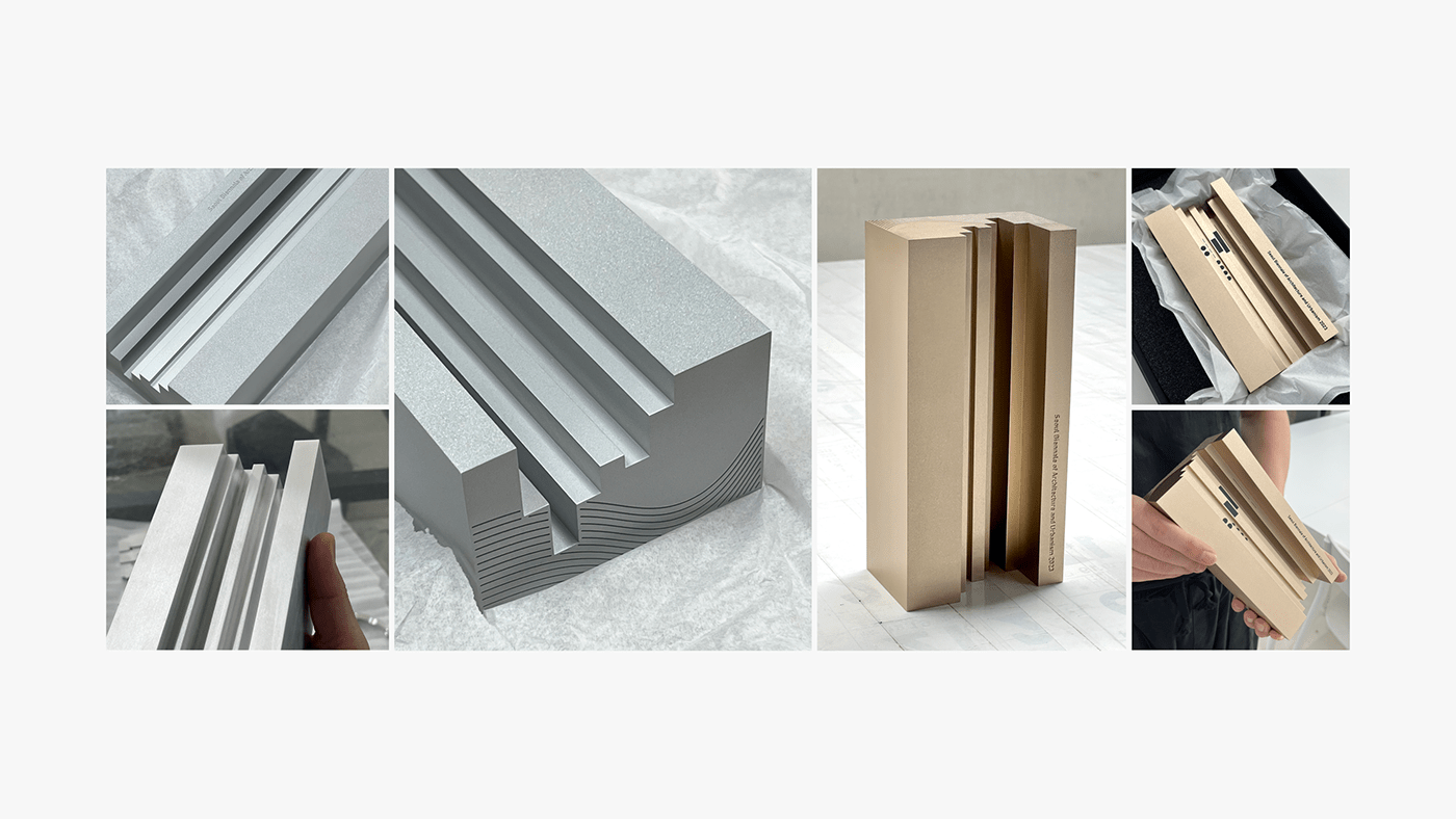 trophy，Trophy design，product design，Seoul Biennale Trophy，