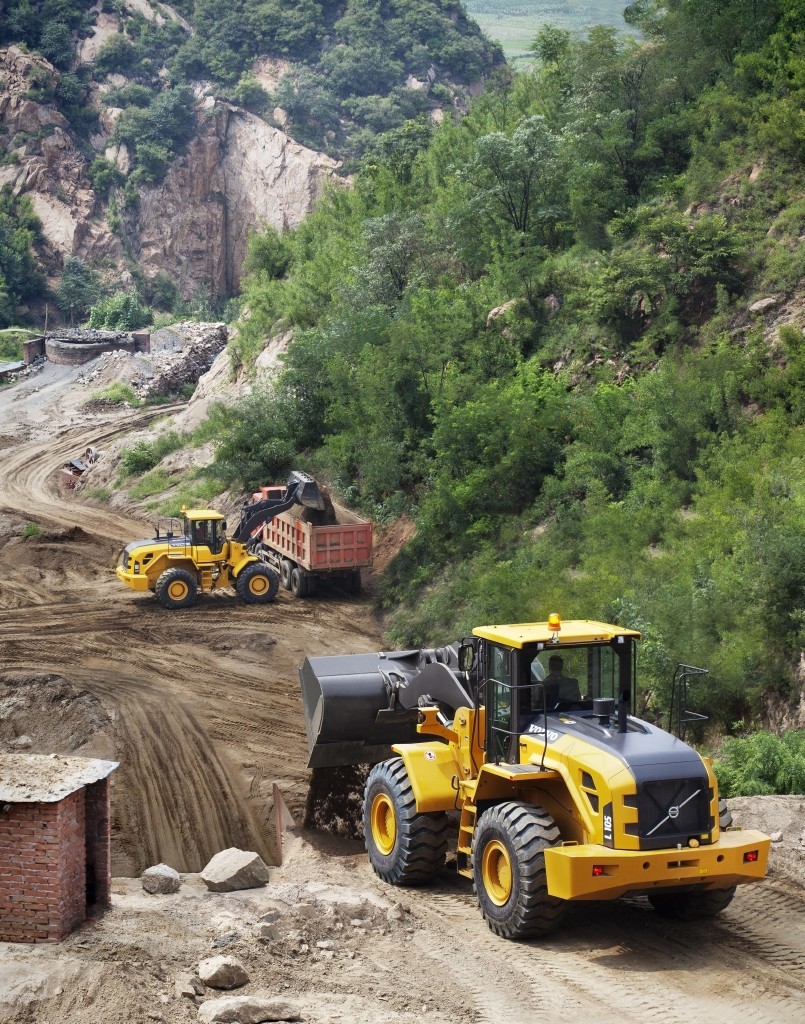 industrial design，heavy industry，Engineering equipment，Mechanics，excavating machinery，Forklift，engineering，Volvo，