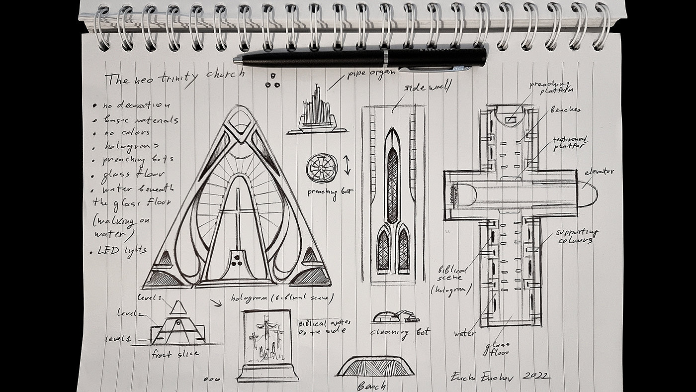 architecture，Cathedral，film，science fiction，
