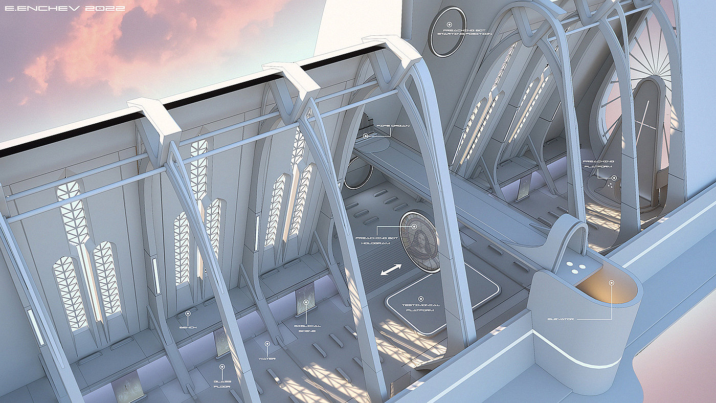 architecture，Cathedral，film，science fiction，