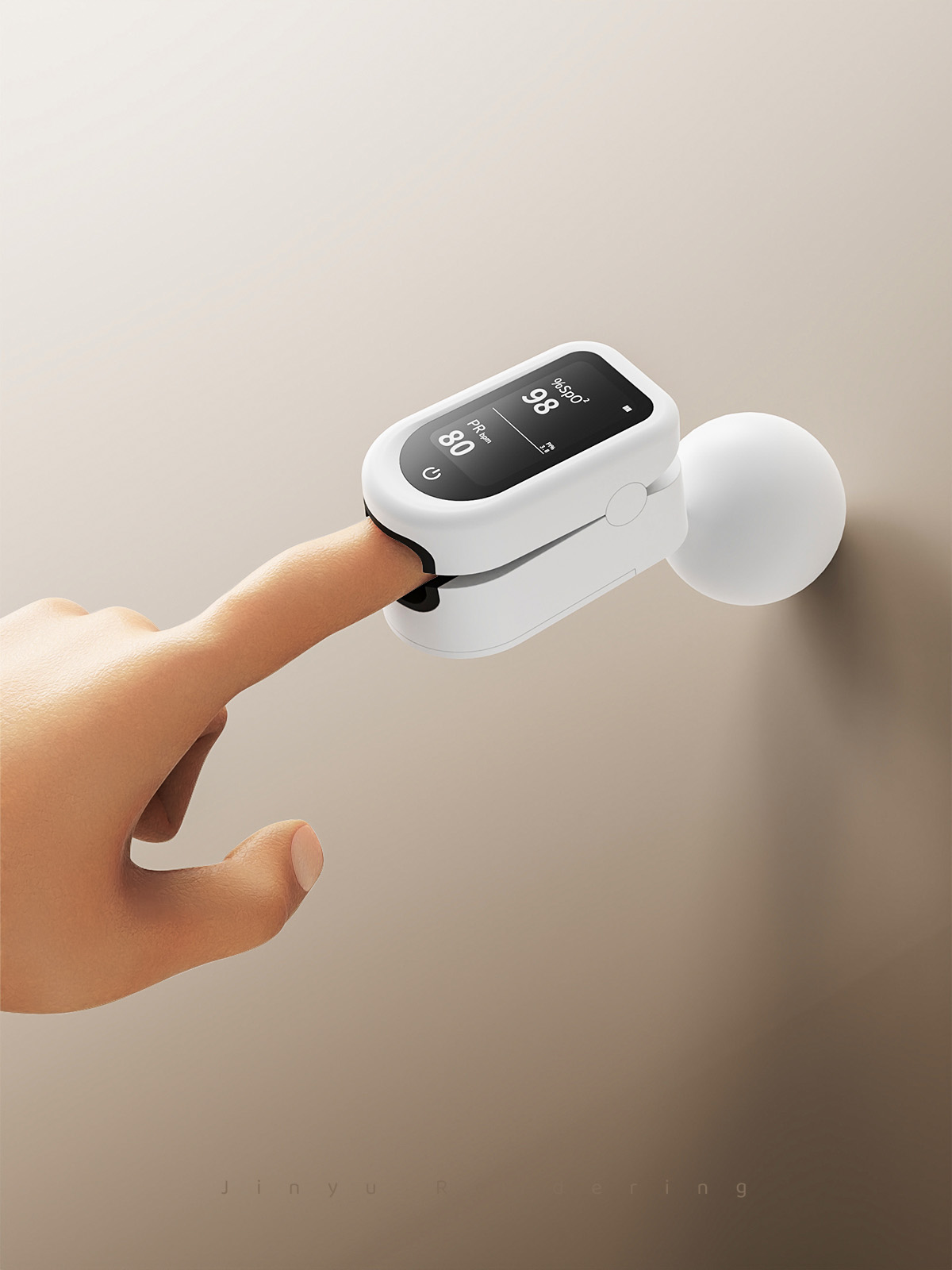 Medical products，Finger clip oximeter，product design，