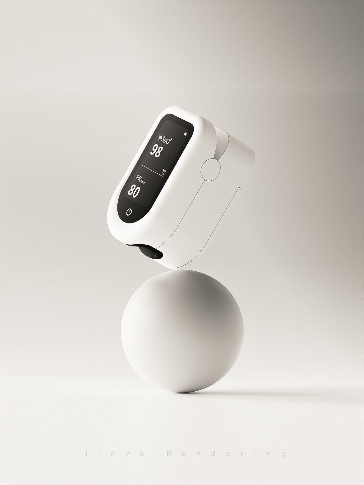 Medical products，Finger clip oximeter，product design，