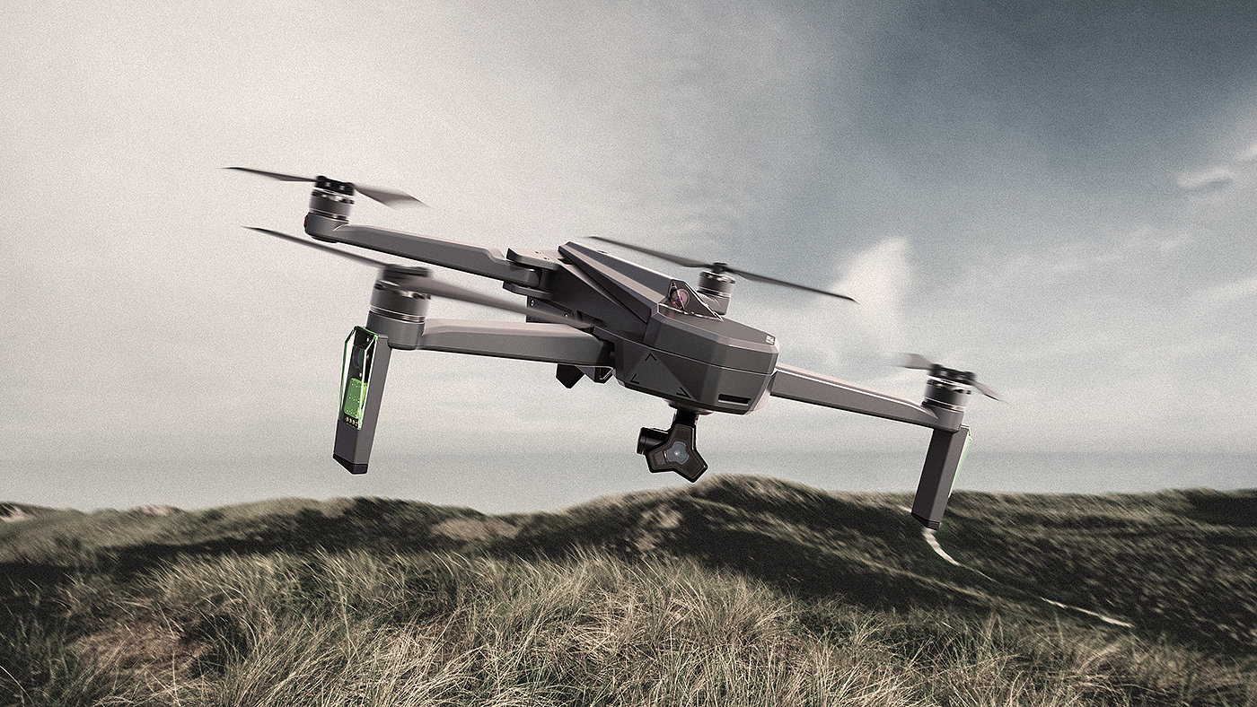UAV，intelligence，product design，Appearance design，Cool，