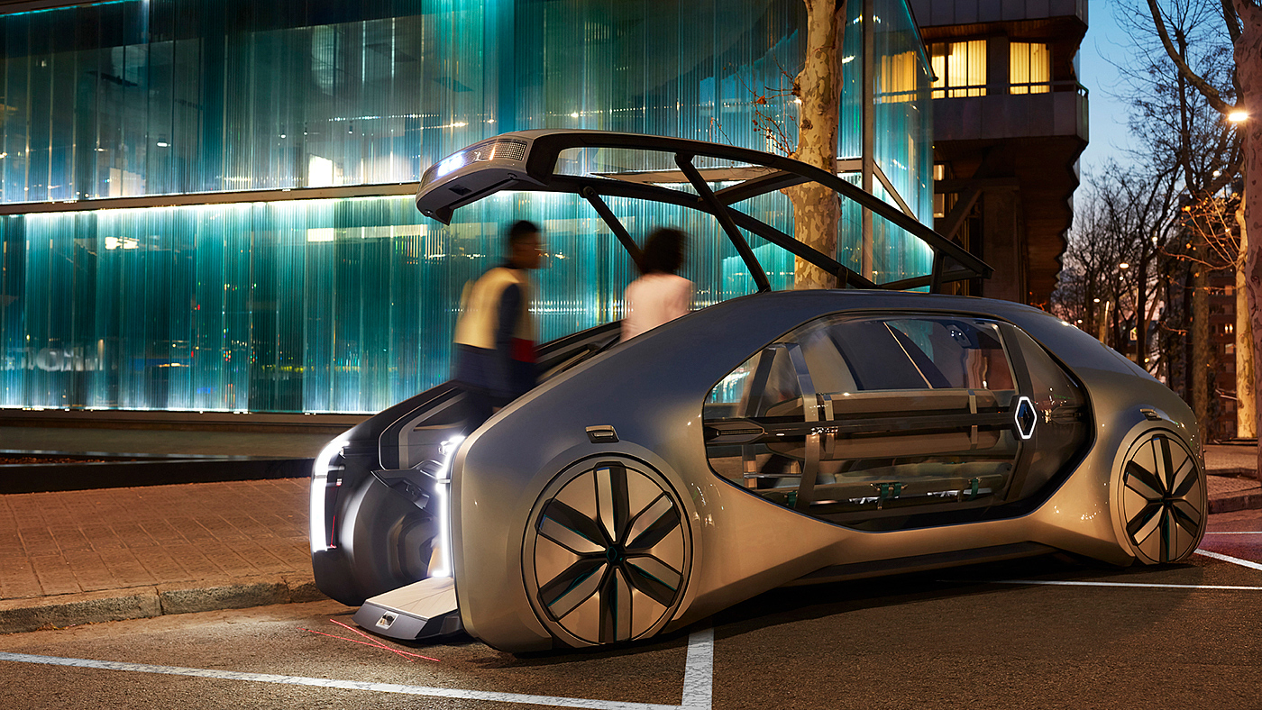 汽车，未来，概念，城市，智能，
