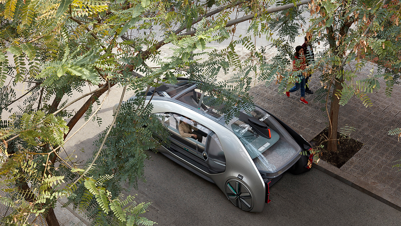 汽车，未来，概念，城市，智能，