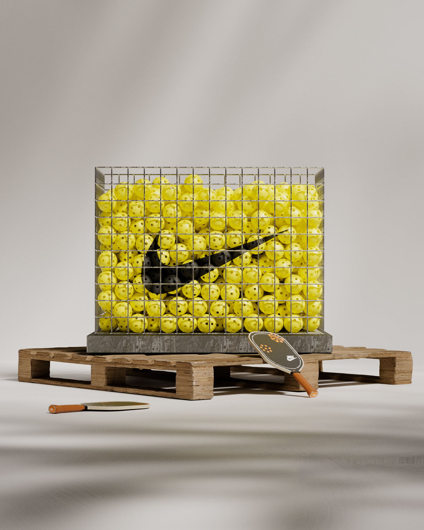 Nike，Pick ball，motion，Racket，product design，environment protection，