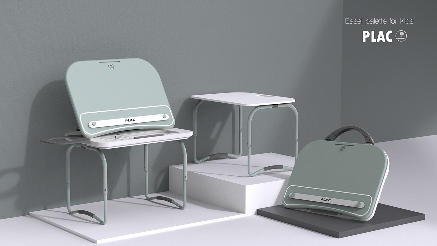 Children's drawing board，product design，Appearance design，innovate，Streamline，