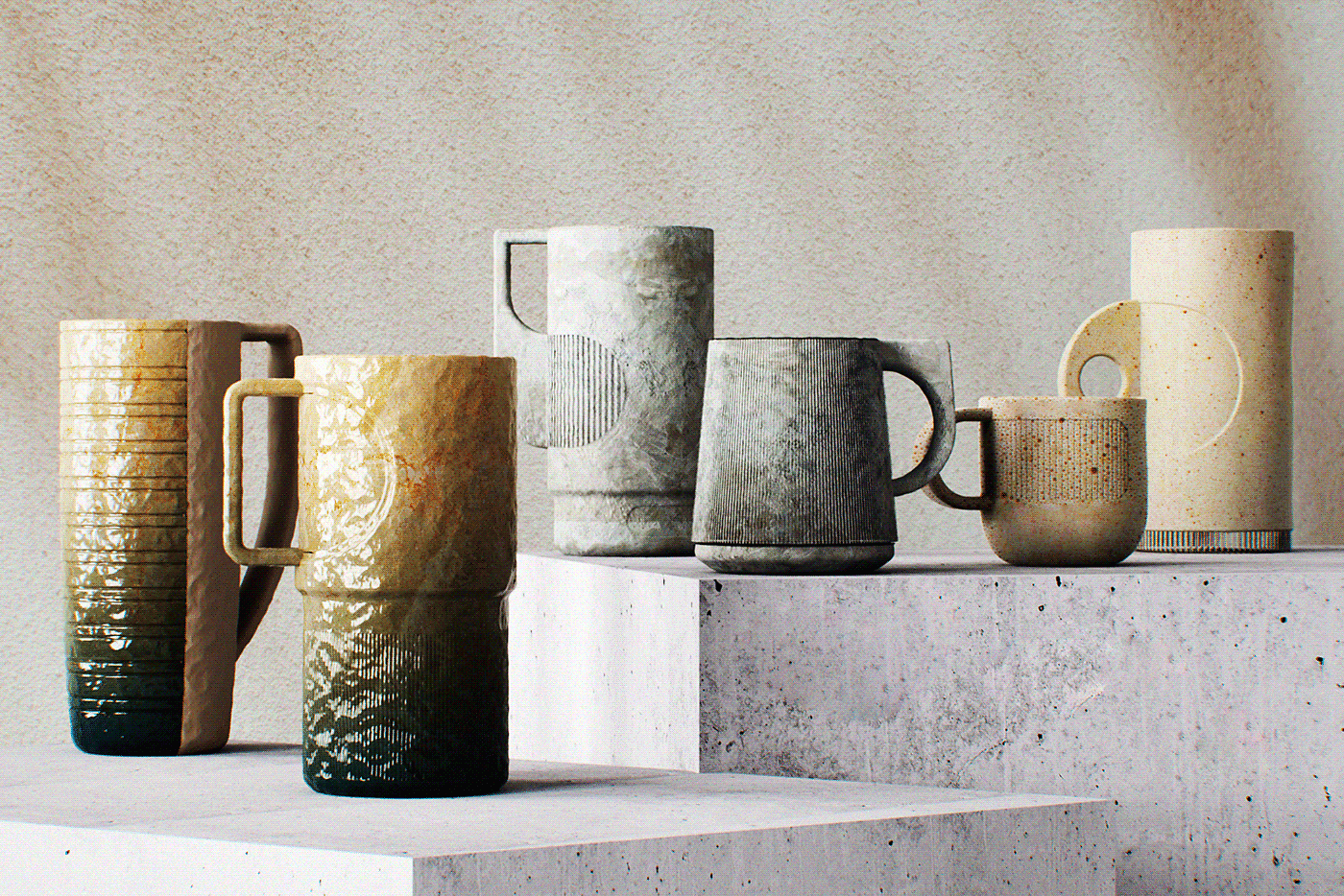 ceramics，Mug，product design，Art，Appearance design，