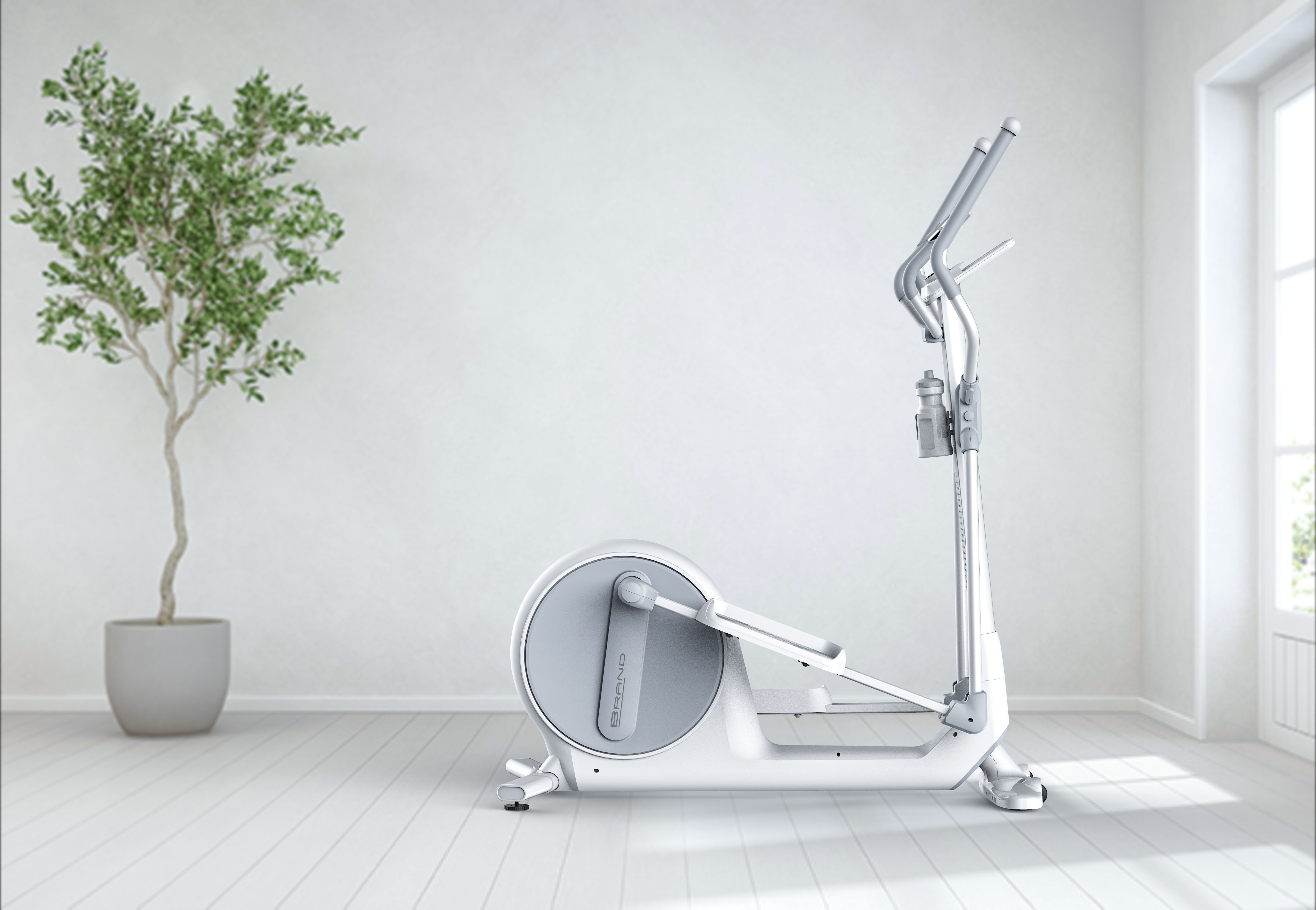 Simple whole，elliptical machine，household，Sports fitness，Contemporary good design，