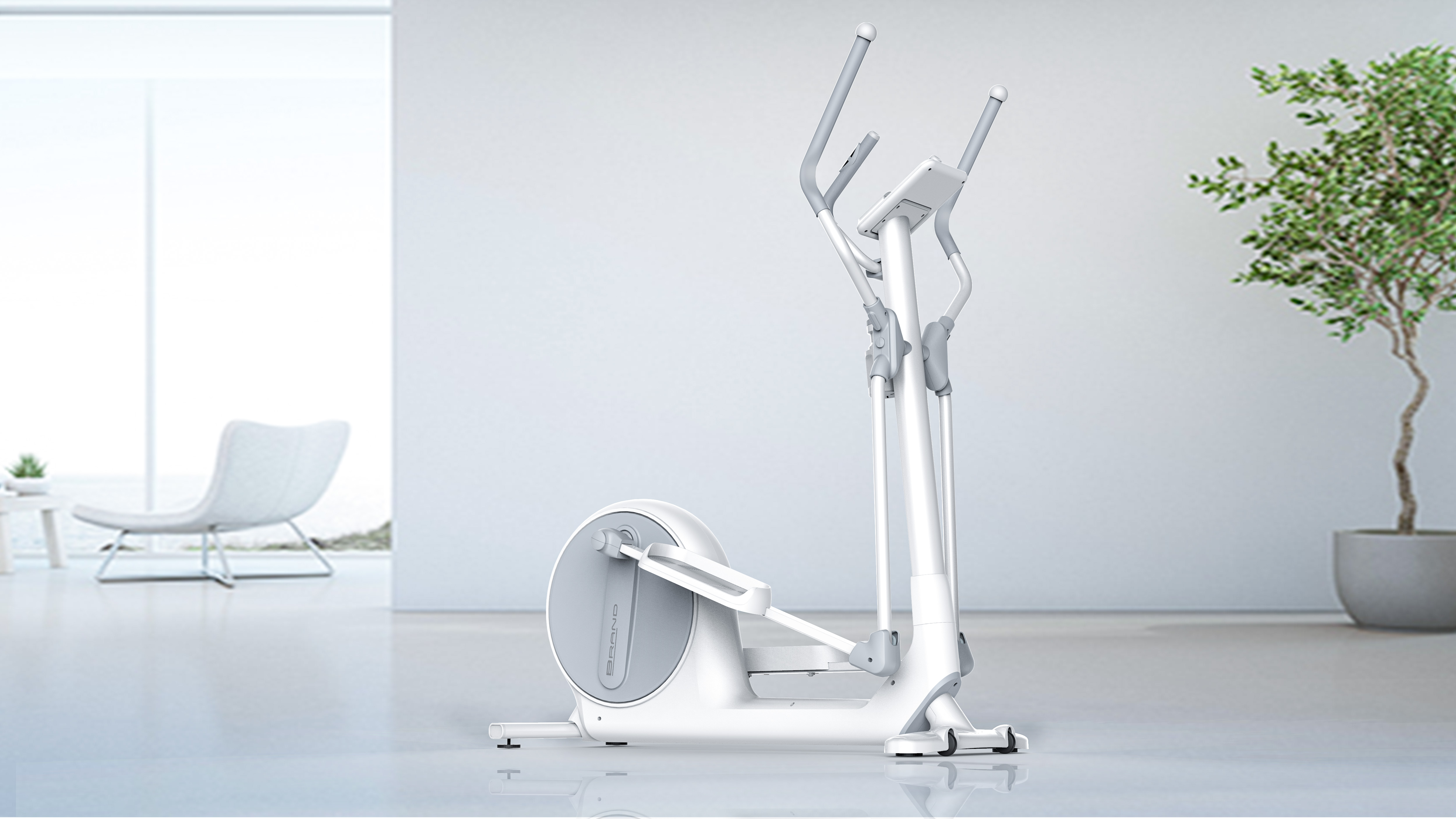 Simple whole，elliptical machine，household，Sports fitness，Contemporary good design，