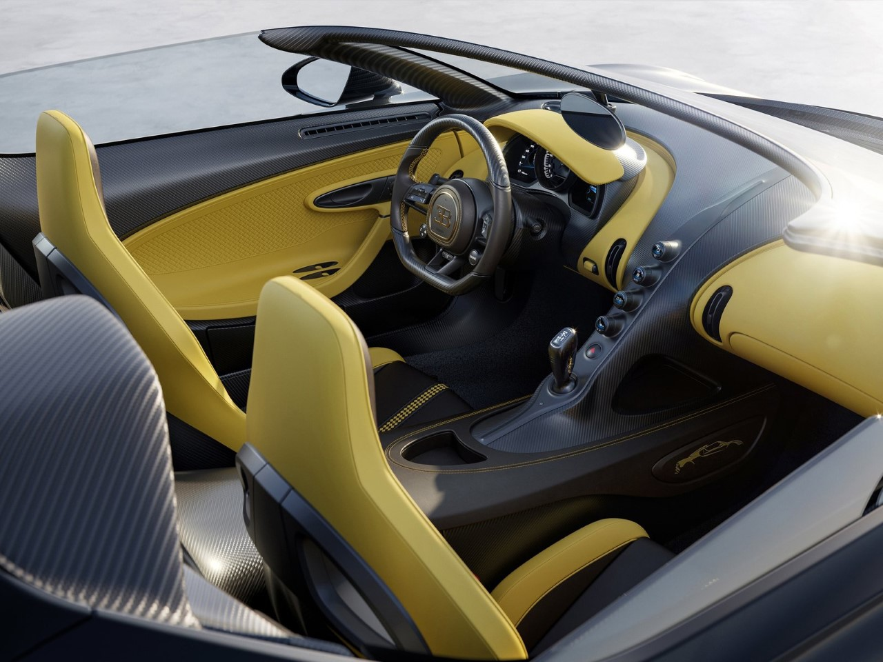 Roadster，Bugatti，Appearance design，W16 engine，