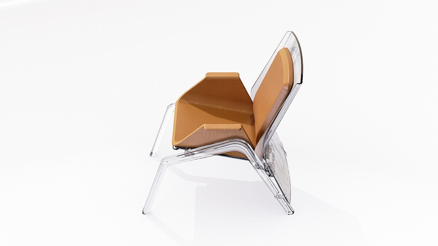 chair，sofa，Acrylic，indoor，Northern Europe，Minimalist，Cushion，Lazy sofa，