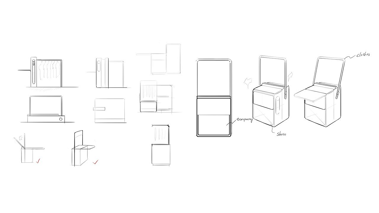 Beautiful，product design，industrial design，ironing，Household Electric Appliances，dry，Small space，Drying and ironing in one body，