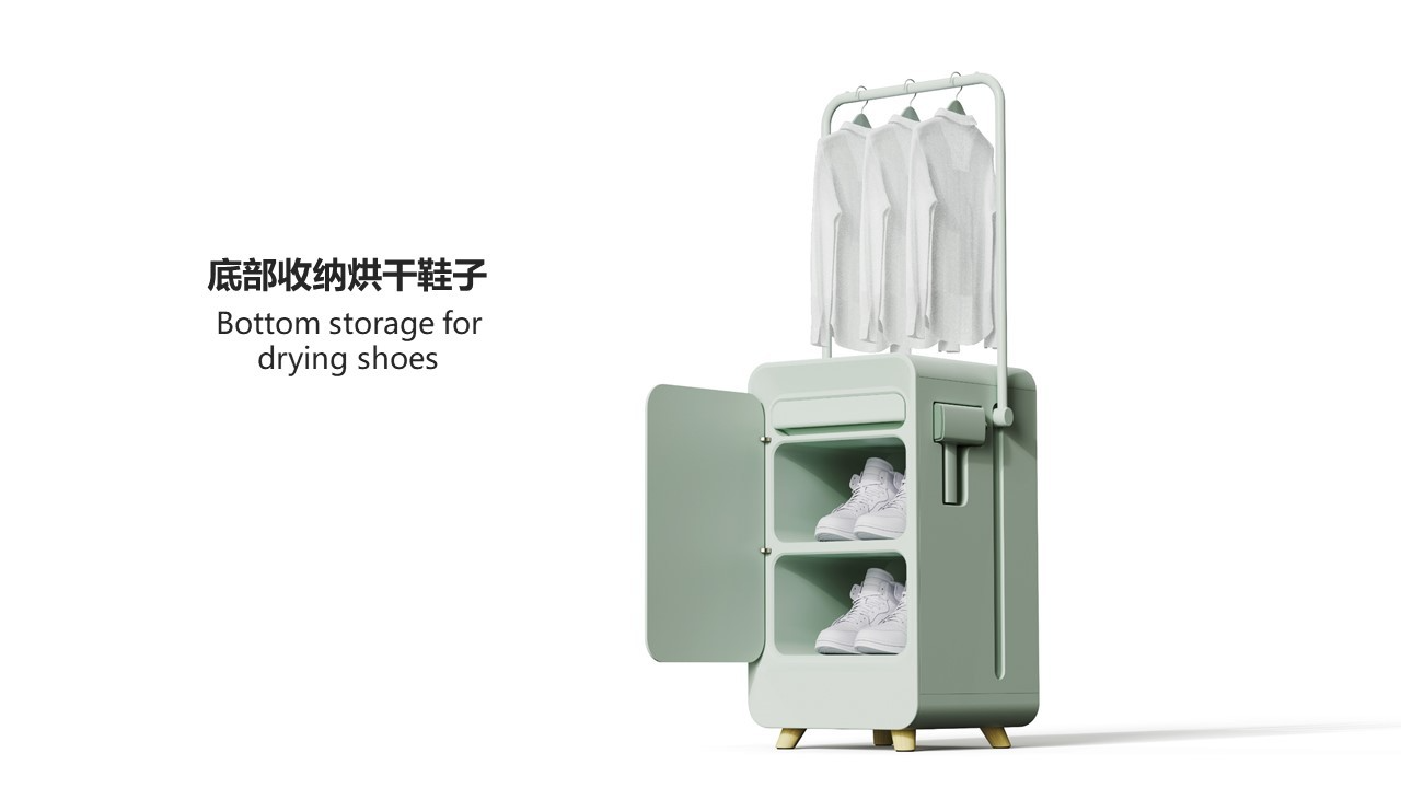 Beautiful，product design，industrial design，ironing，Household Electric Appliances，dry，Small space，Drying and ironing in one body，