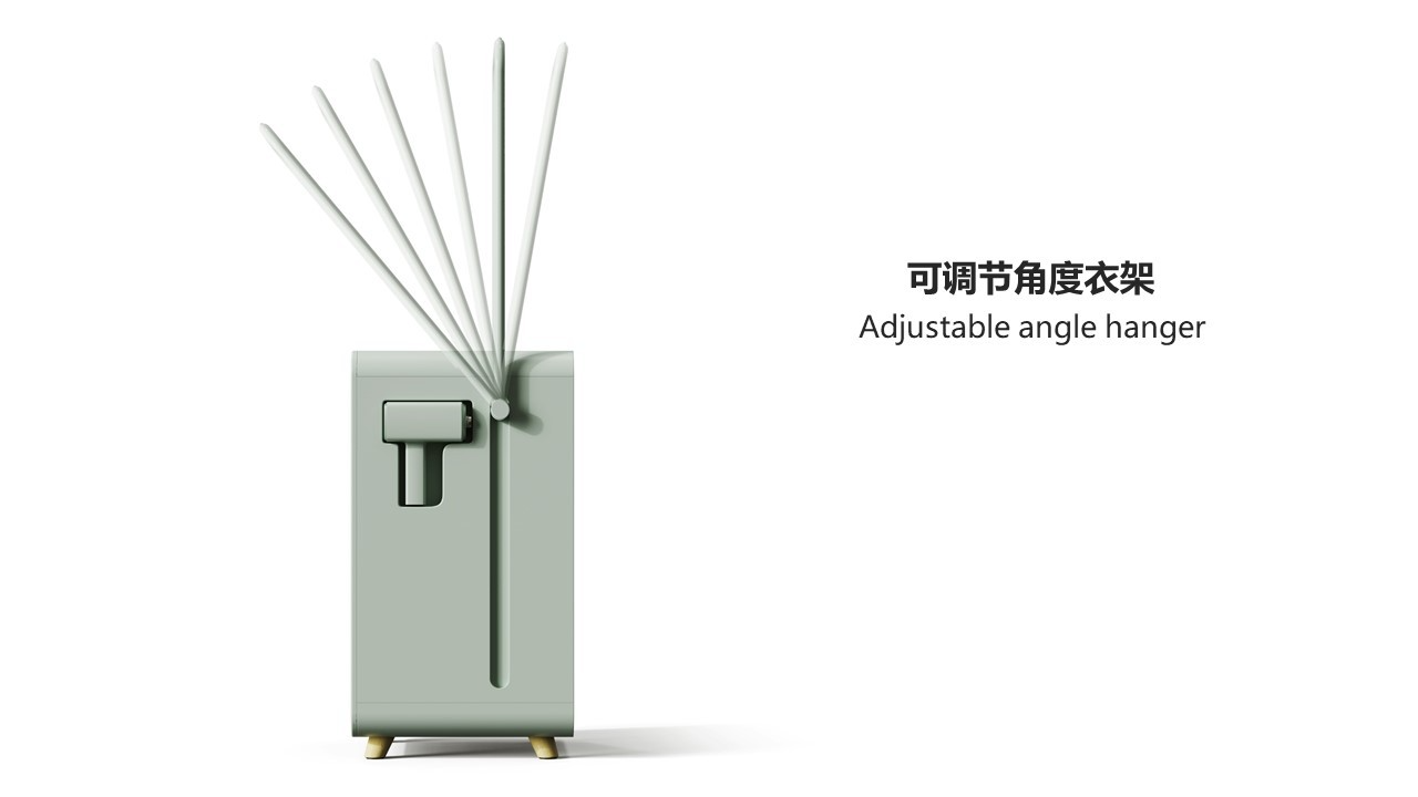 Beautiful，product design，industrial design，ironing，Household Electric Appliances，dry，Small space，Drying and ironing in one body，