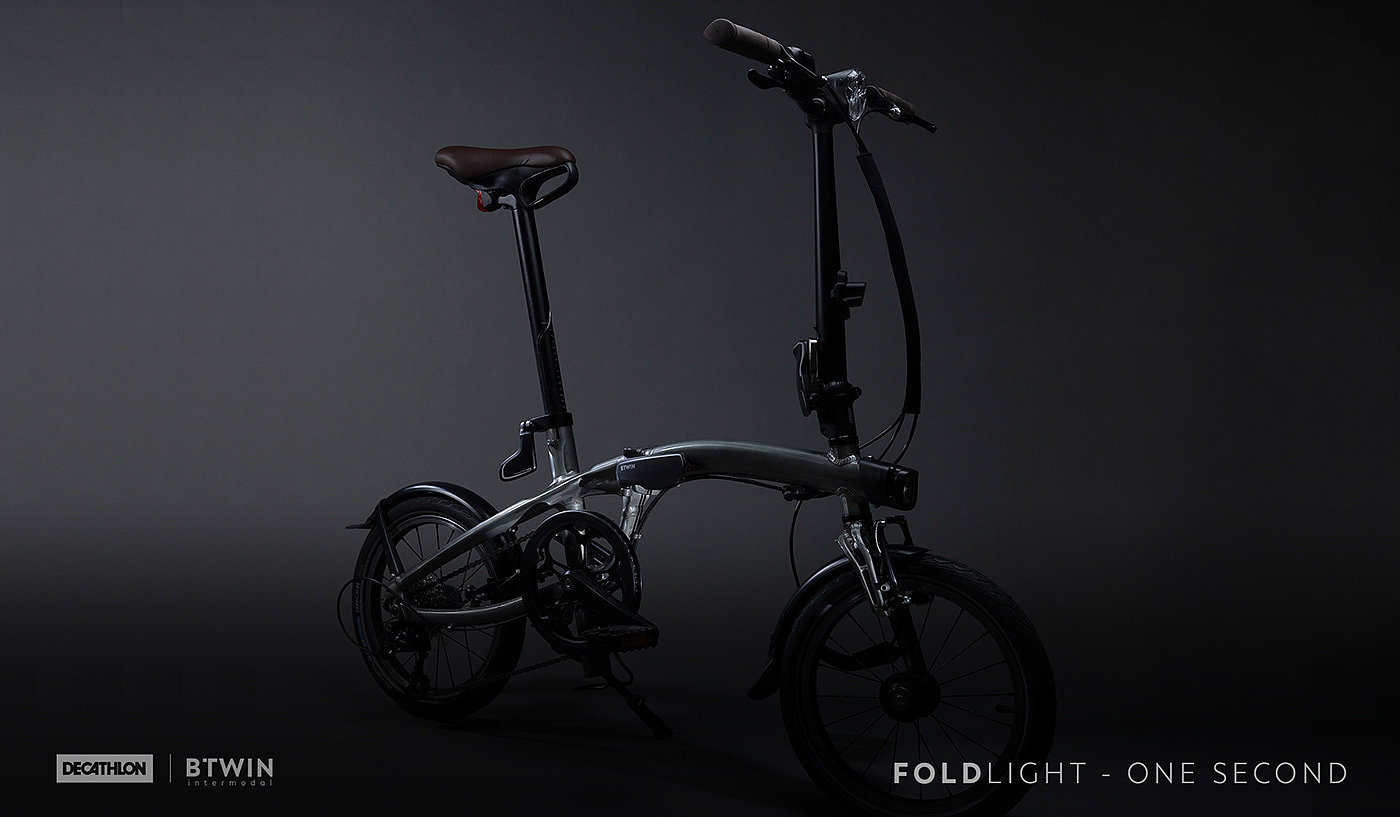 Bicycle，concept，industrial design，fold，