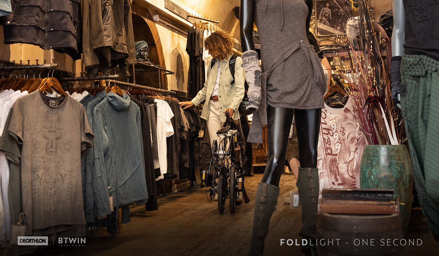 Bicycle，concept，industrial design，fold，