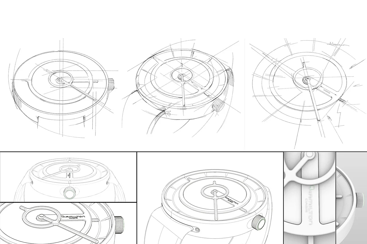 industrial design，clock dial，Analog timepiece，Real time interaction，