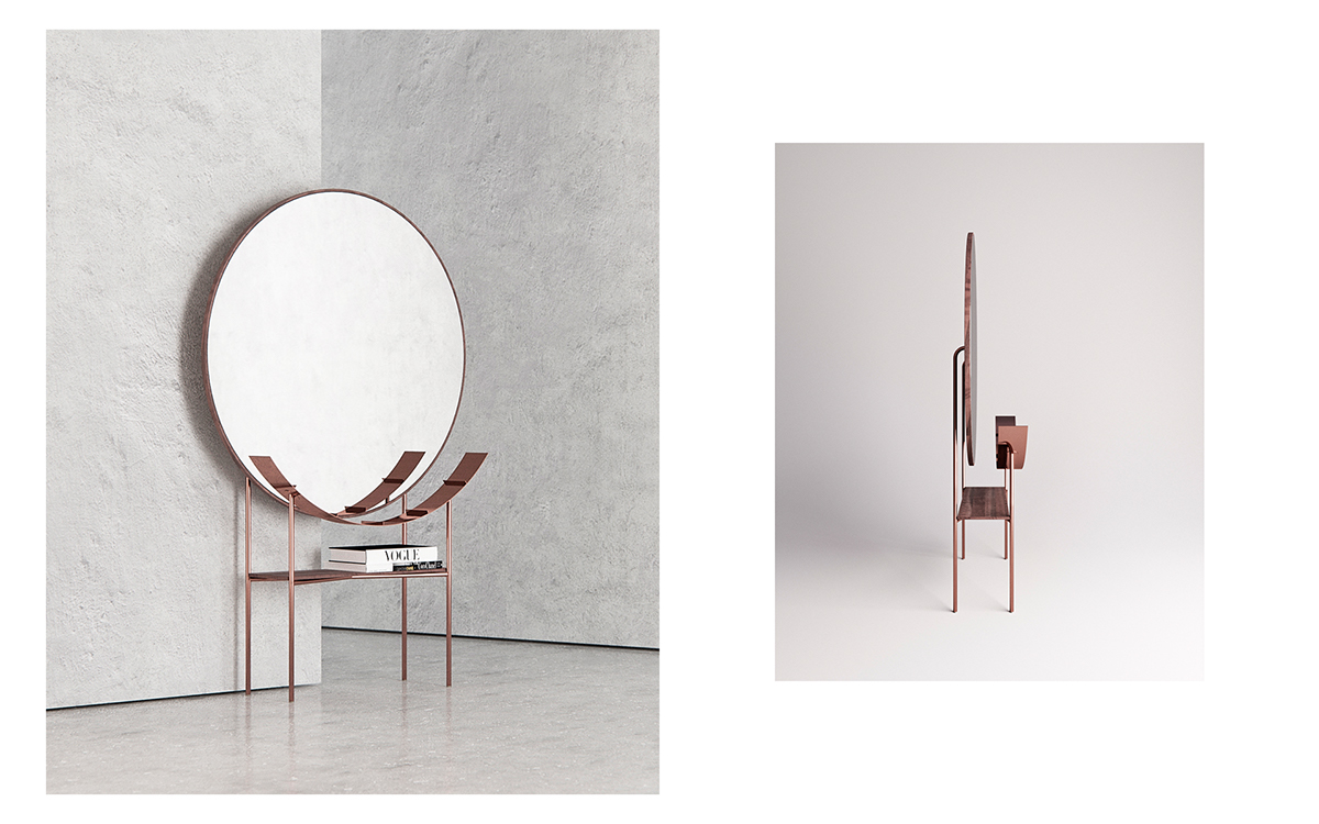 product design，Cosmetic mirror，OSHU，