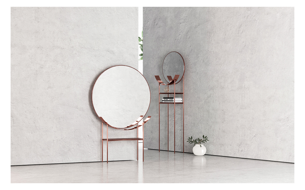 product design，Cosmetic mirror，OSHU，