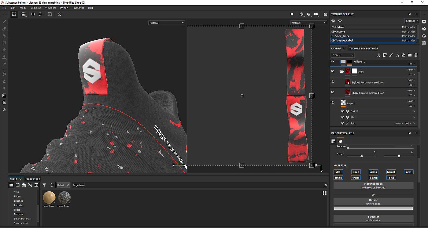 Running shoes，Appearance design，innovate，
