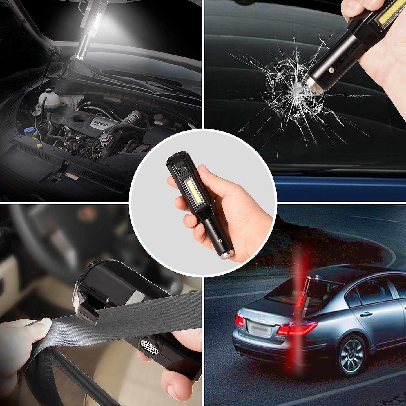 Vehicle safety tool light，