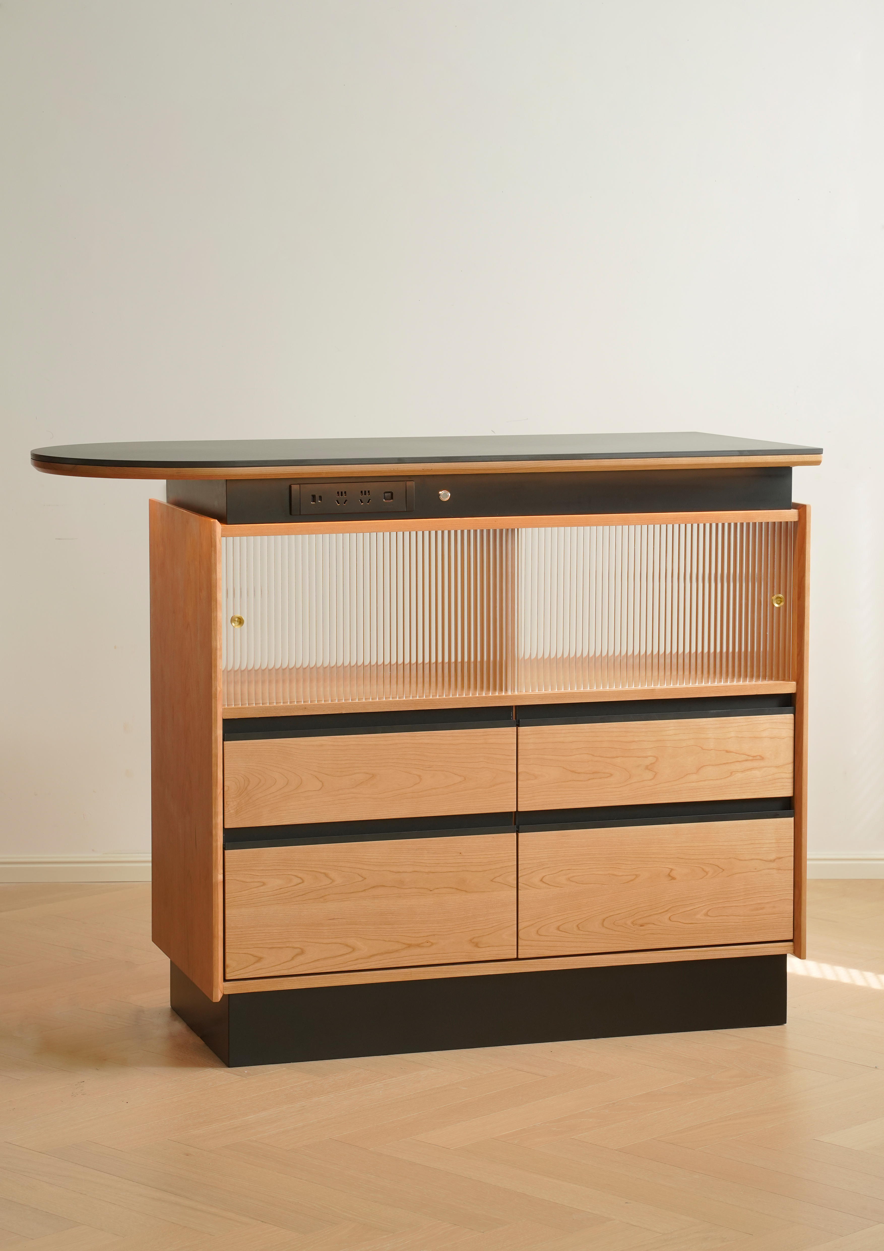 product design，furniture design ，Island Platform，Solid wood island platform，Solid wood furniture，Living room furniture，Rock board island platform，Island furniture，