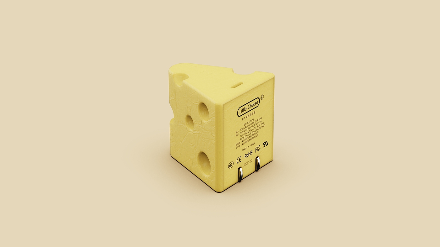 PD power supply，Charging head，Adapter，objectification of person，Fast charging，Lovely wind，cheese，