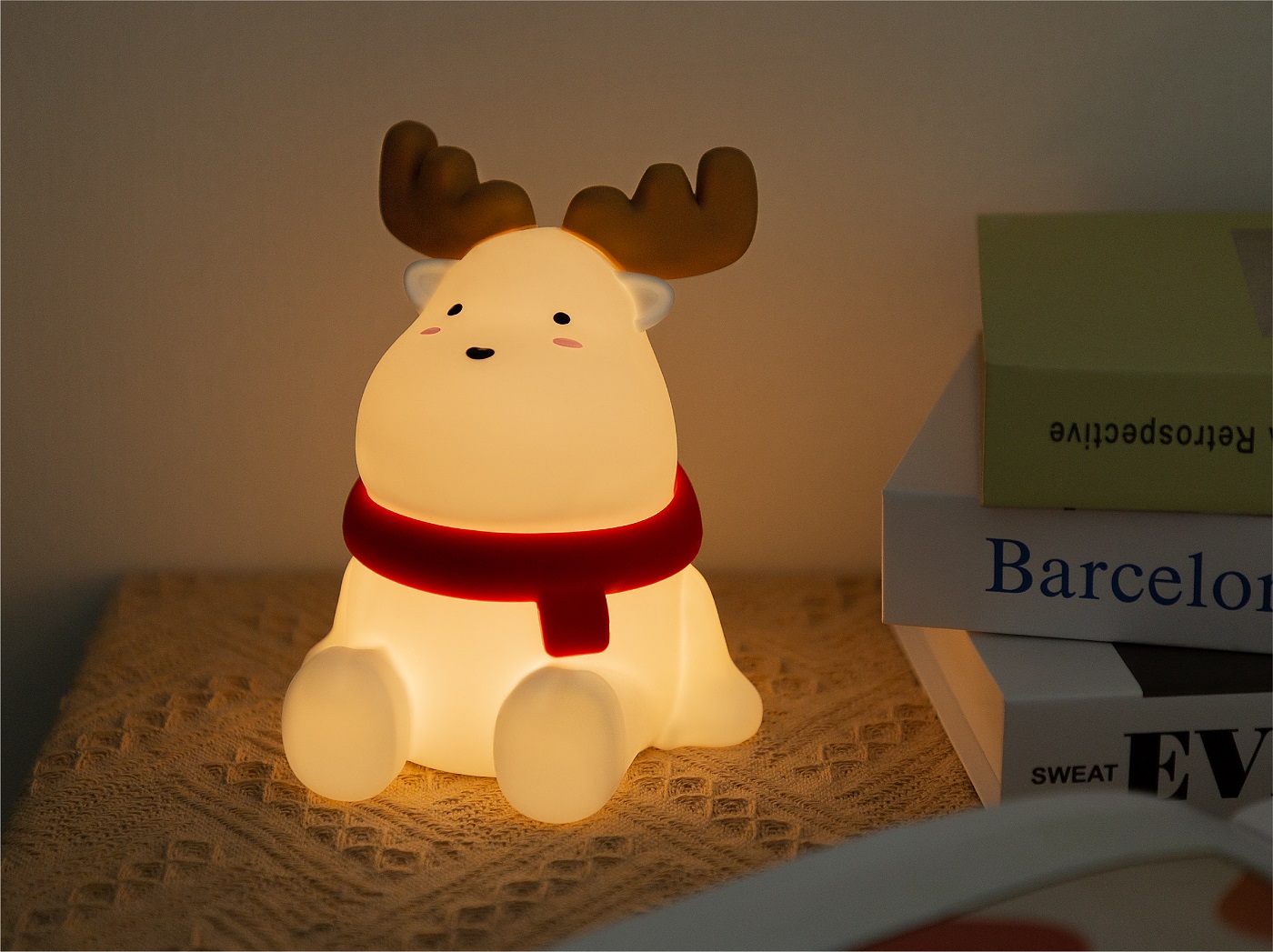 Night light，Silicone lamp，Mother and baby，lovely，gift，