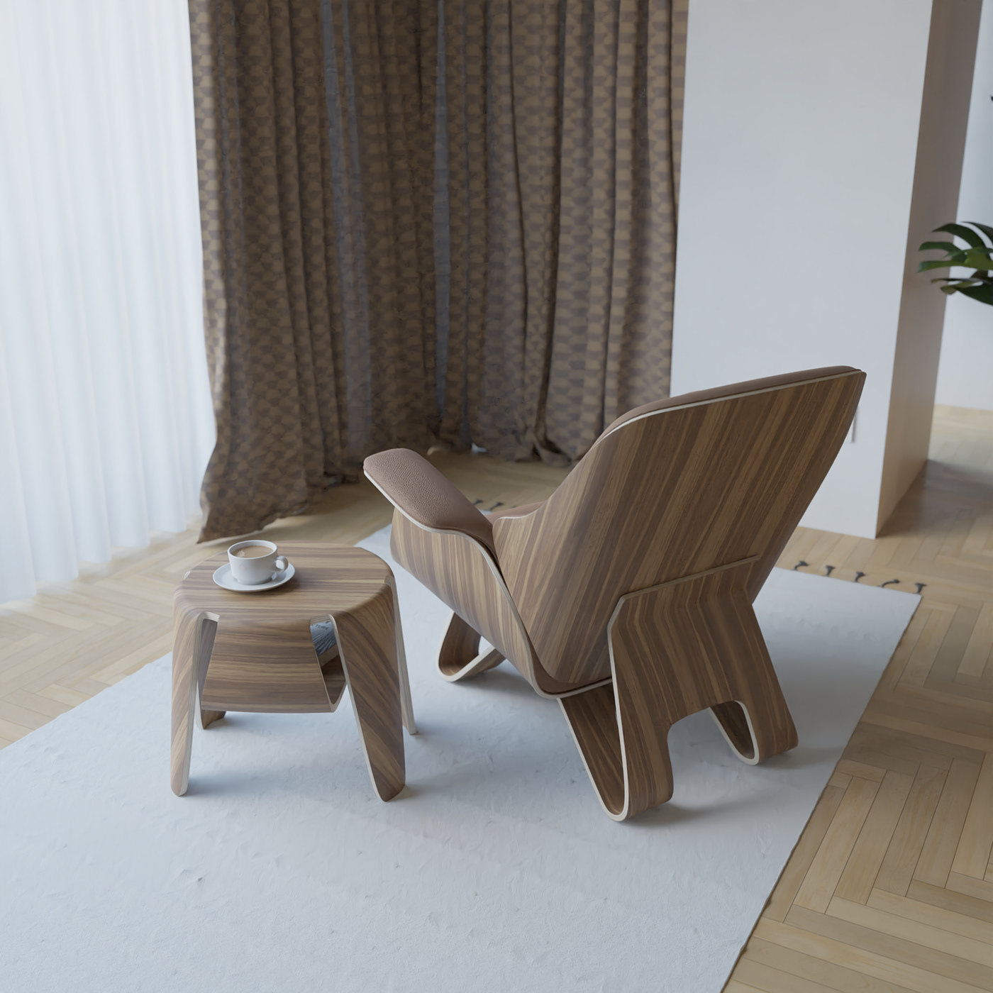 Ricardo Sá，Lady Hope，product design，furniture design ，Ergonomics，bloom，Armchair，Side table，
