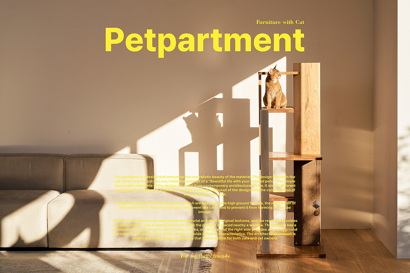 Petpartment，Pet apartment，Natural beauty，Simple and modern，Building interior，