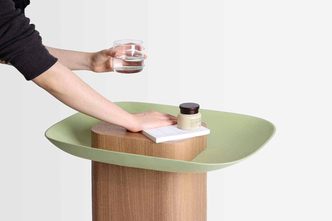 Hayoung Yoo，Basket table，product design，Storage basket，Table，