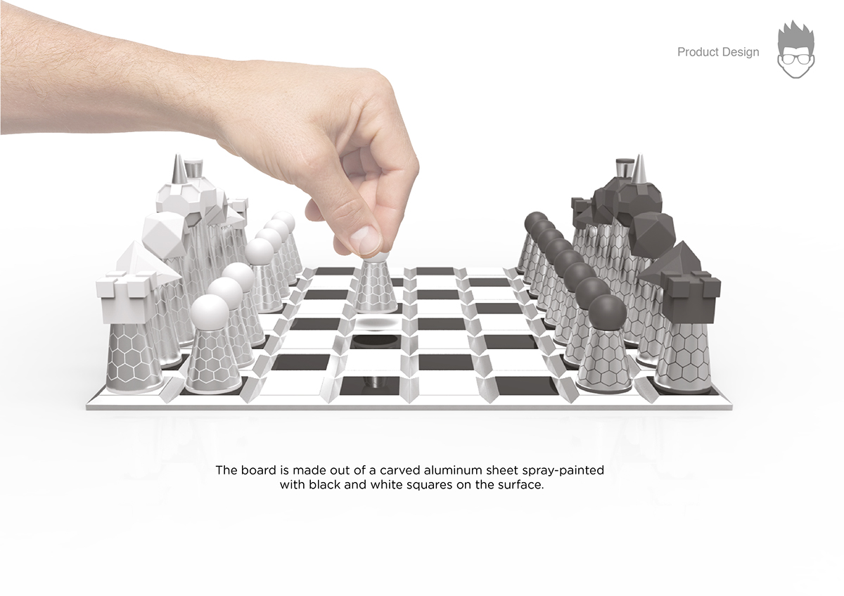 Multi sided chess，product design，sports，