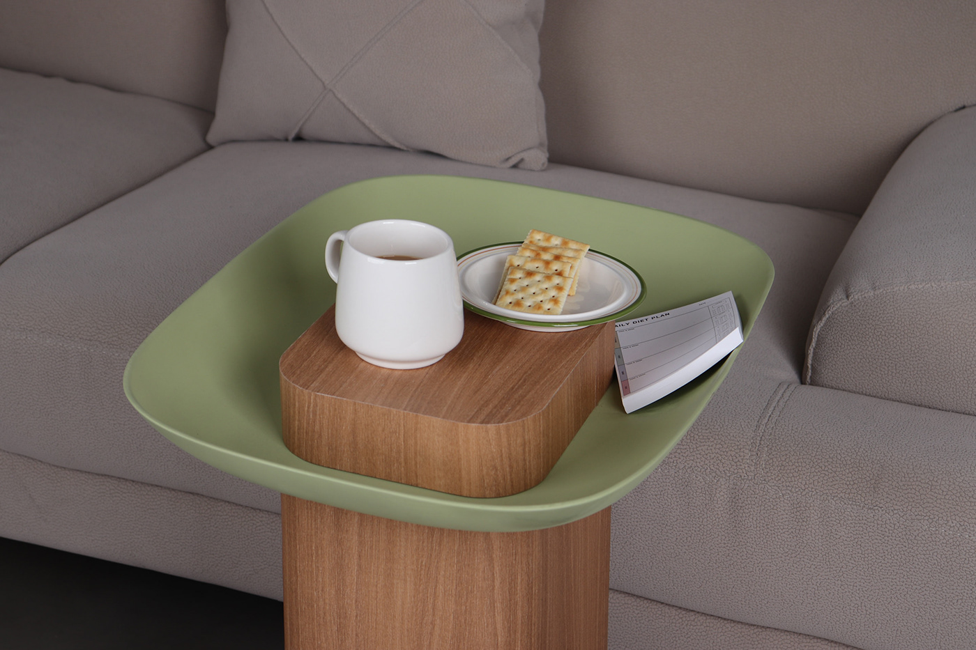 Hayoung Yoo，Basket table，product design，Storage basket，Table，