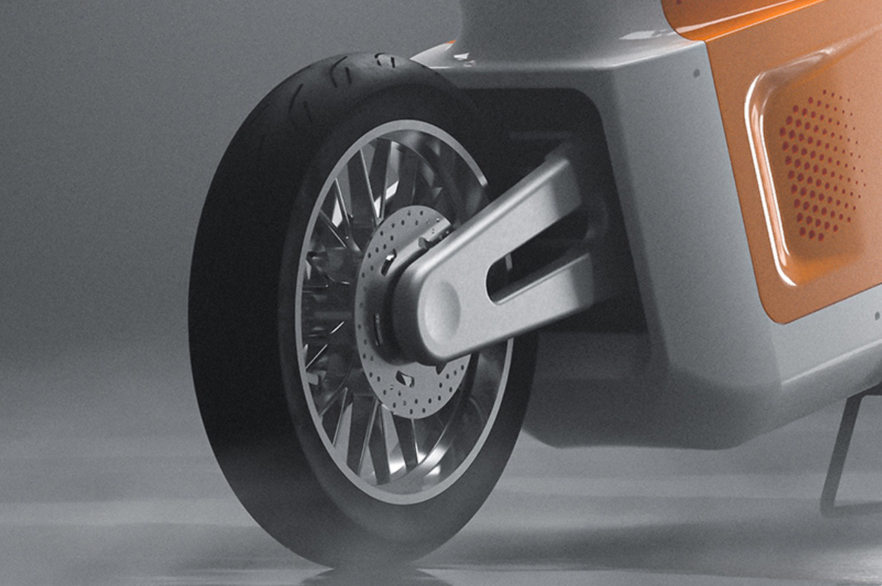 JiaYan Li，Automobile concept，environmental awareness，iNSTINCT electric motorcycle，Cyberpunk，