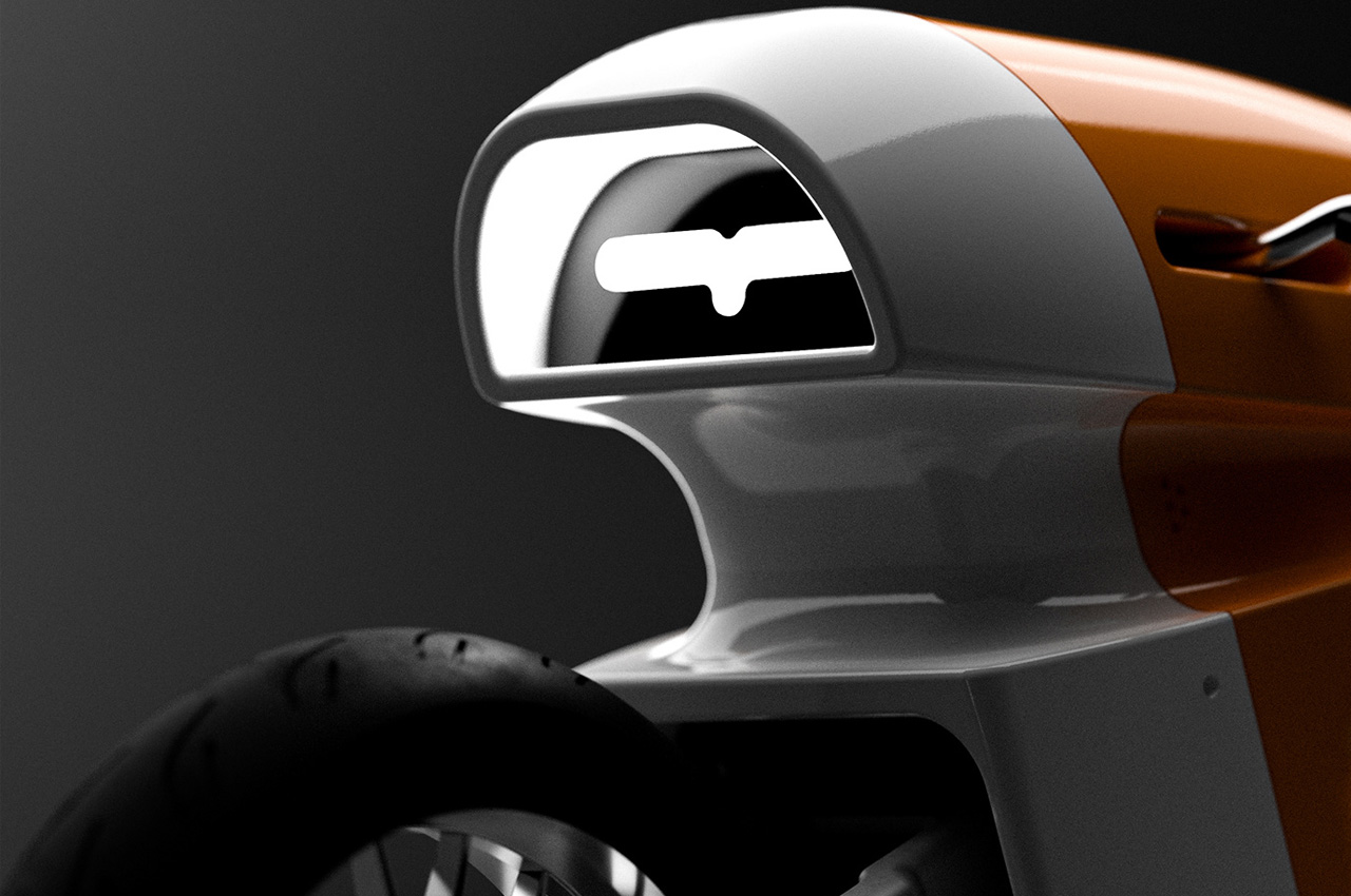 JiaYan Li，Automobile concept，environmental awareness，iNSTINCT electric motorcycle，Cyberpunk，