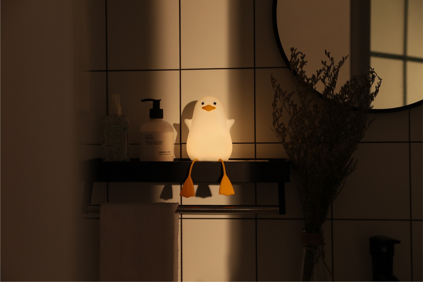 Silicone lamp，Night light，Mother and baby，lovely，decompression，