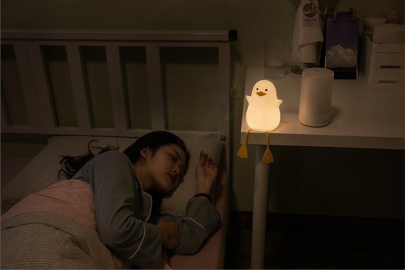 Silicone lamp，Night light，Mother and baby，lovely，decompression，