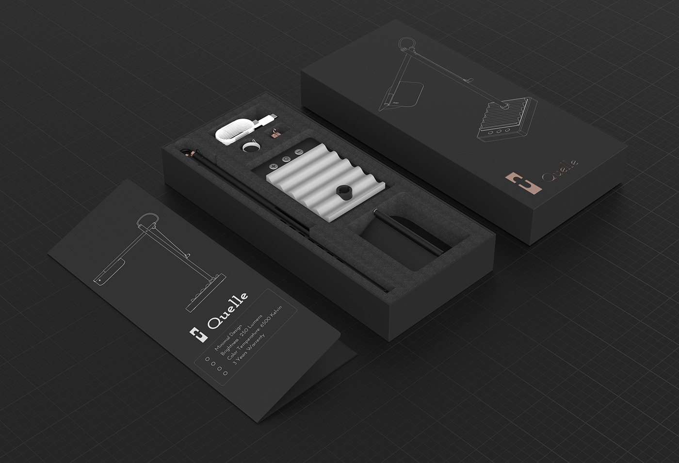 Anil Singh，QUELLE，product design，study lamp，IIT Guwahati，