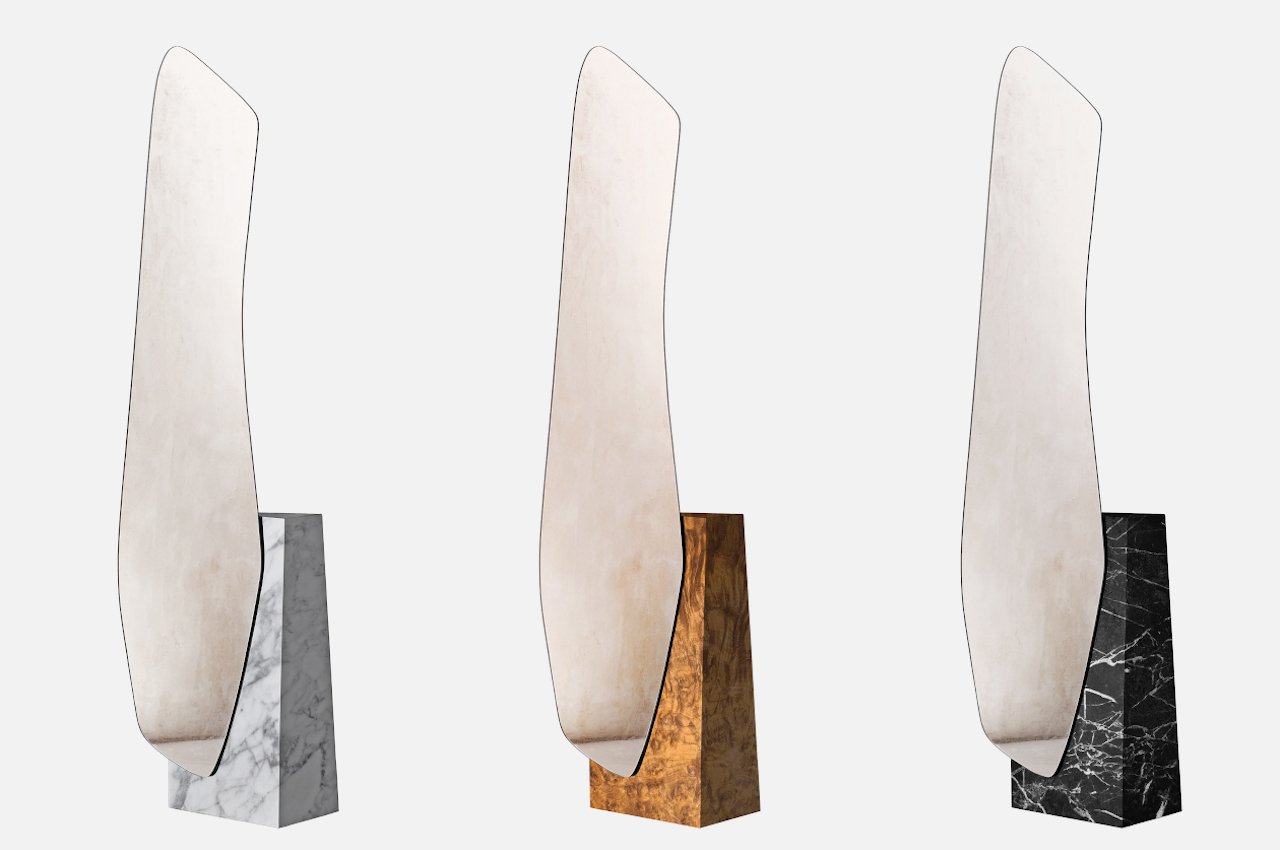 "Lake" Sculpture Mirror Series，product design，Lakes mirror，natural，Lake shoreline，Floor mirror，Functional design，Decorative design，