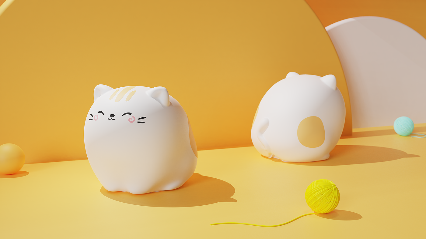 Creative Silicone Lamp Design，Meow star man，Night light，Atmosphere lamp，Sleeping lamp，gift，Soft and skin-friendly，Cute pet，