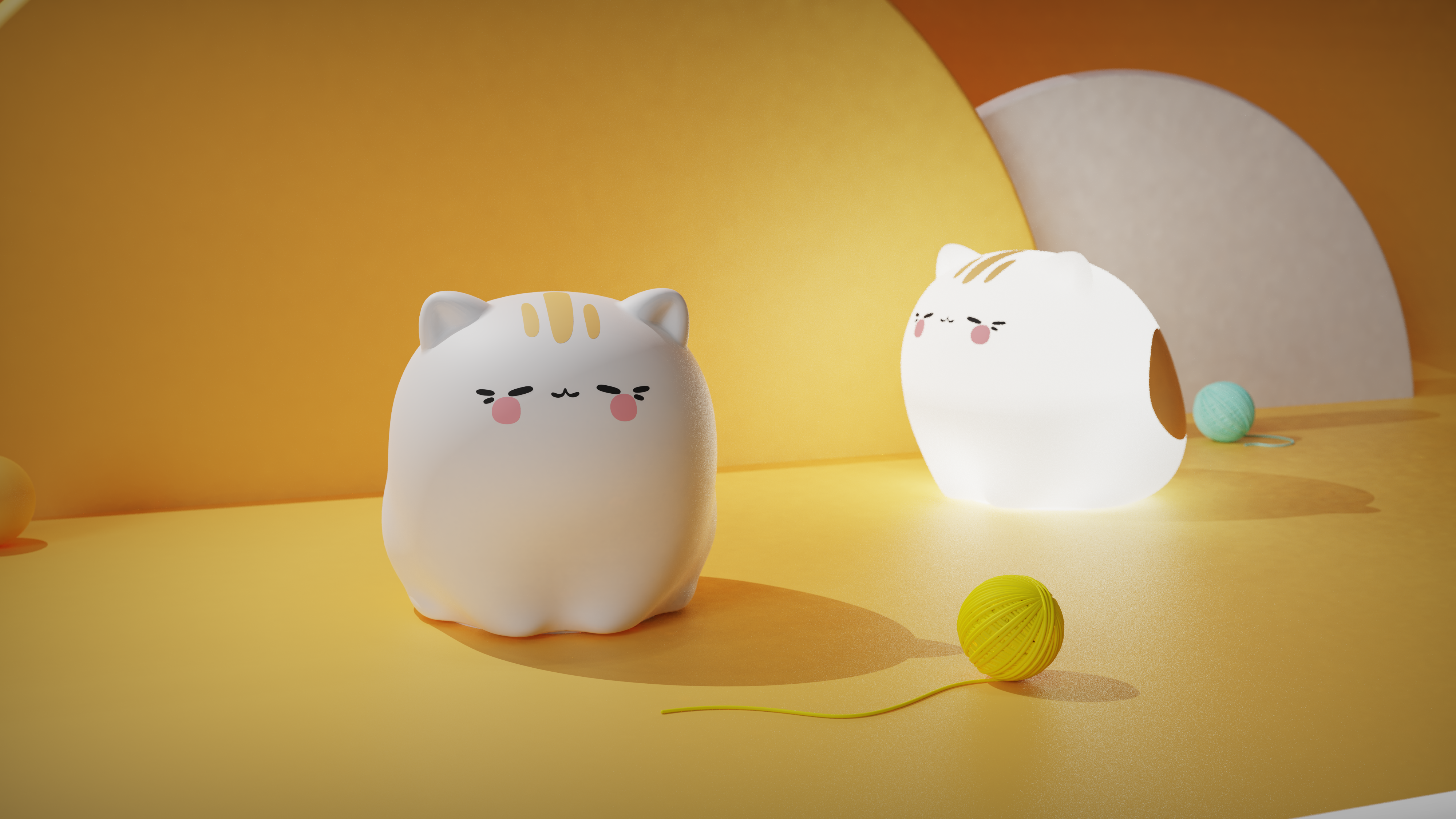 Creative Silicone Lamp Design，Meow star man，Night light，Atmosphere lamp，Sleeping lamp，gift，Soft and skin-friendly，Cute pet，