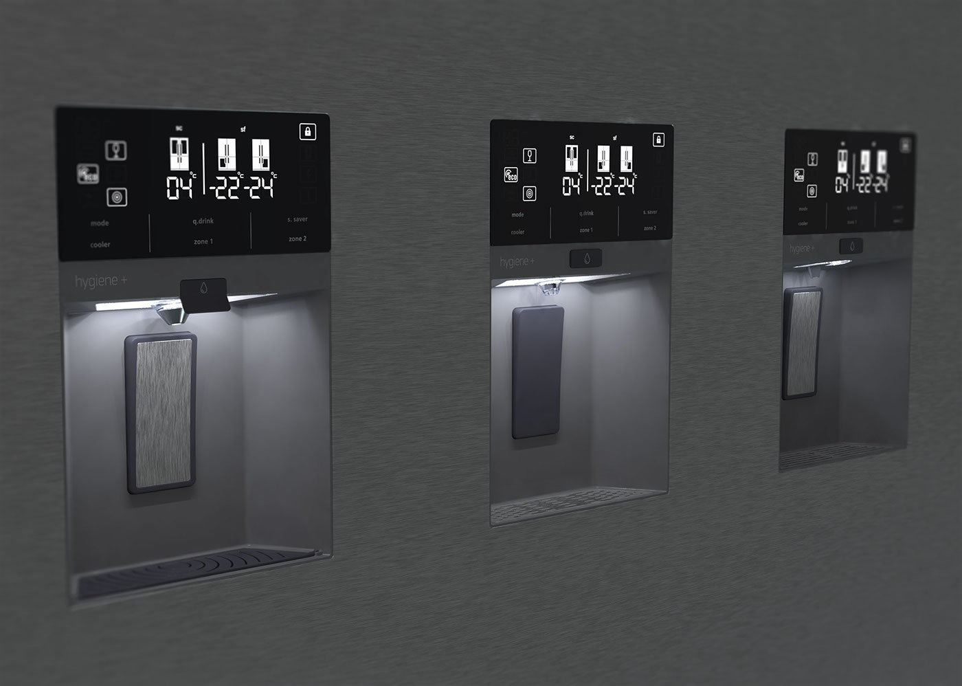 Refrigerator，Water dispenser，One machine for two purposes，hide，