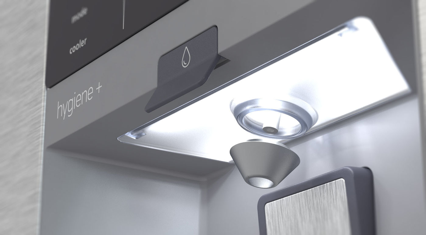 Refrigerator，Water dispenser，One machine for two purposes，hide，