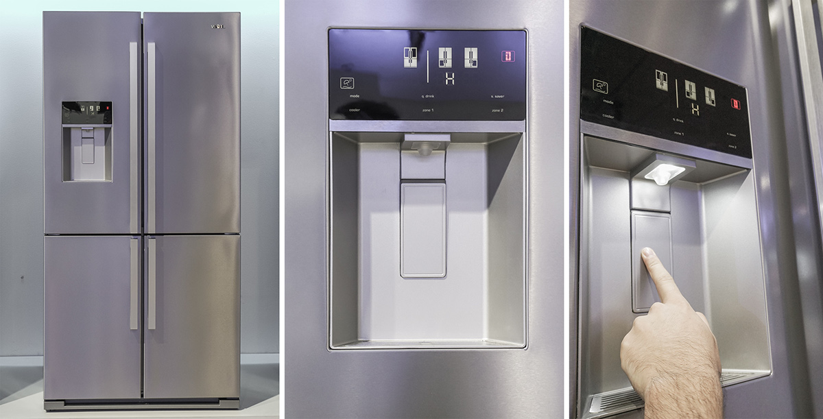 Refrigerator，Water dispenser，One machine for two purposes，hide，