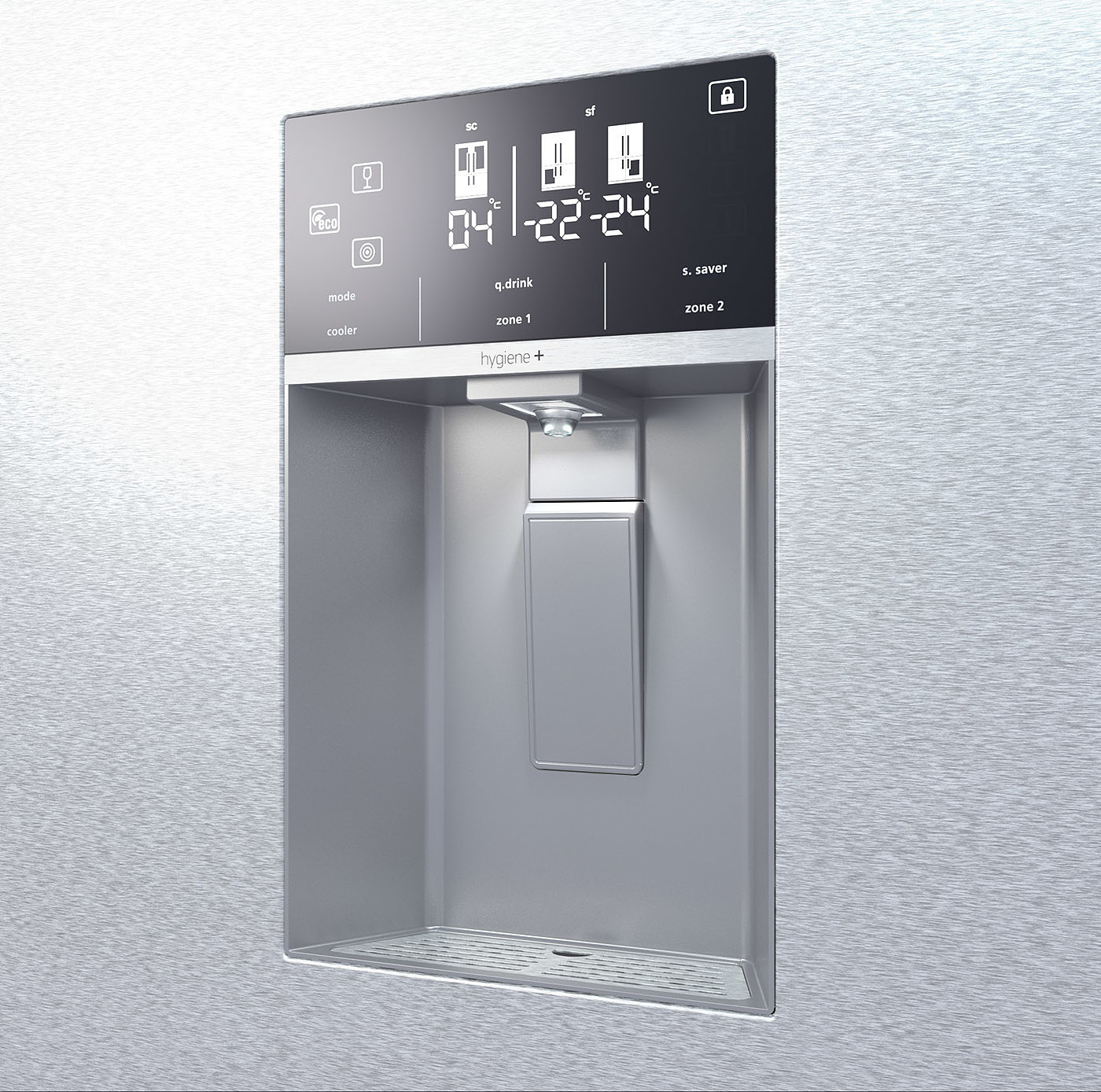Refrigerator，Water dispenser，One machine for two purposes，hide，