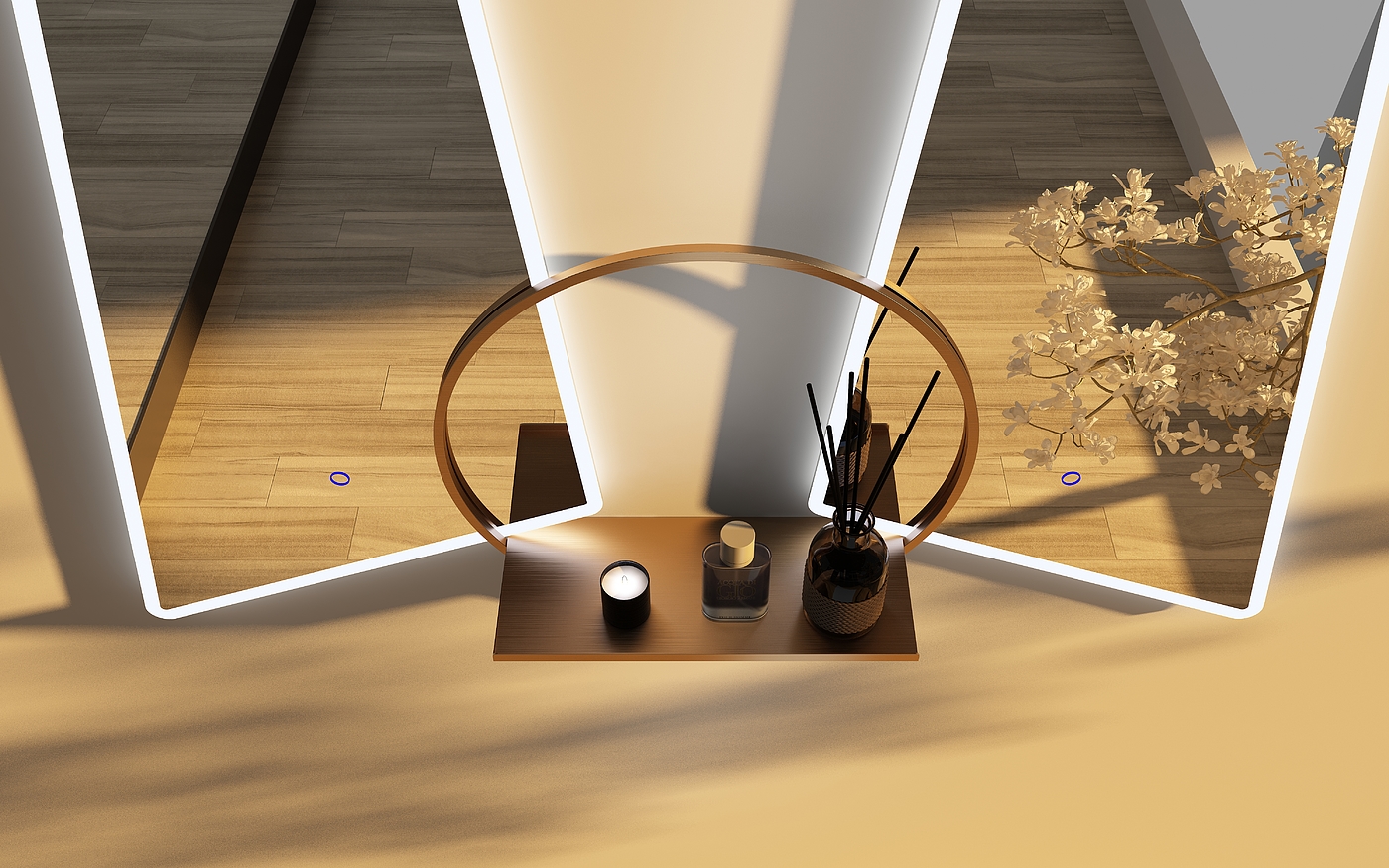 mirror，mirror，Mirror design，Mirror design，product design，product design，dusk，dusk，