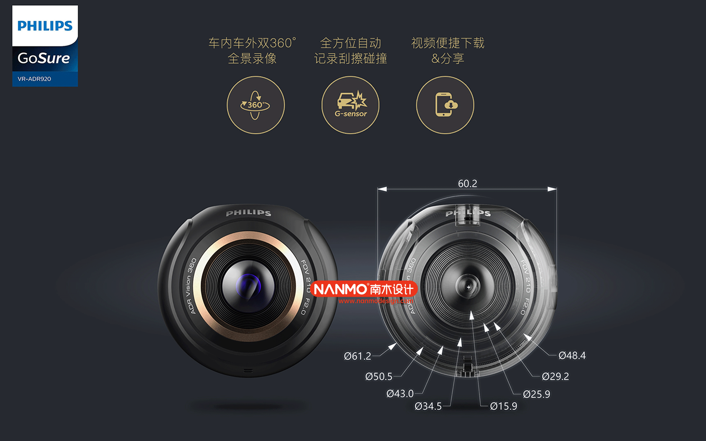 Intelligent Transportation ，Philips，tachograph，security，Nanmu Design Works，