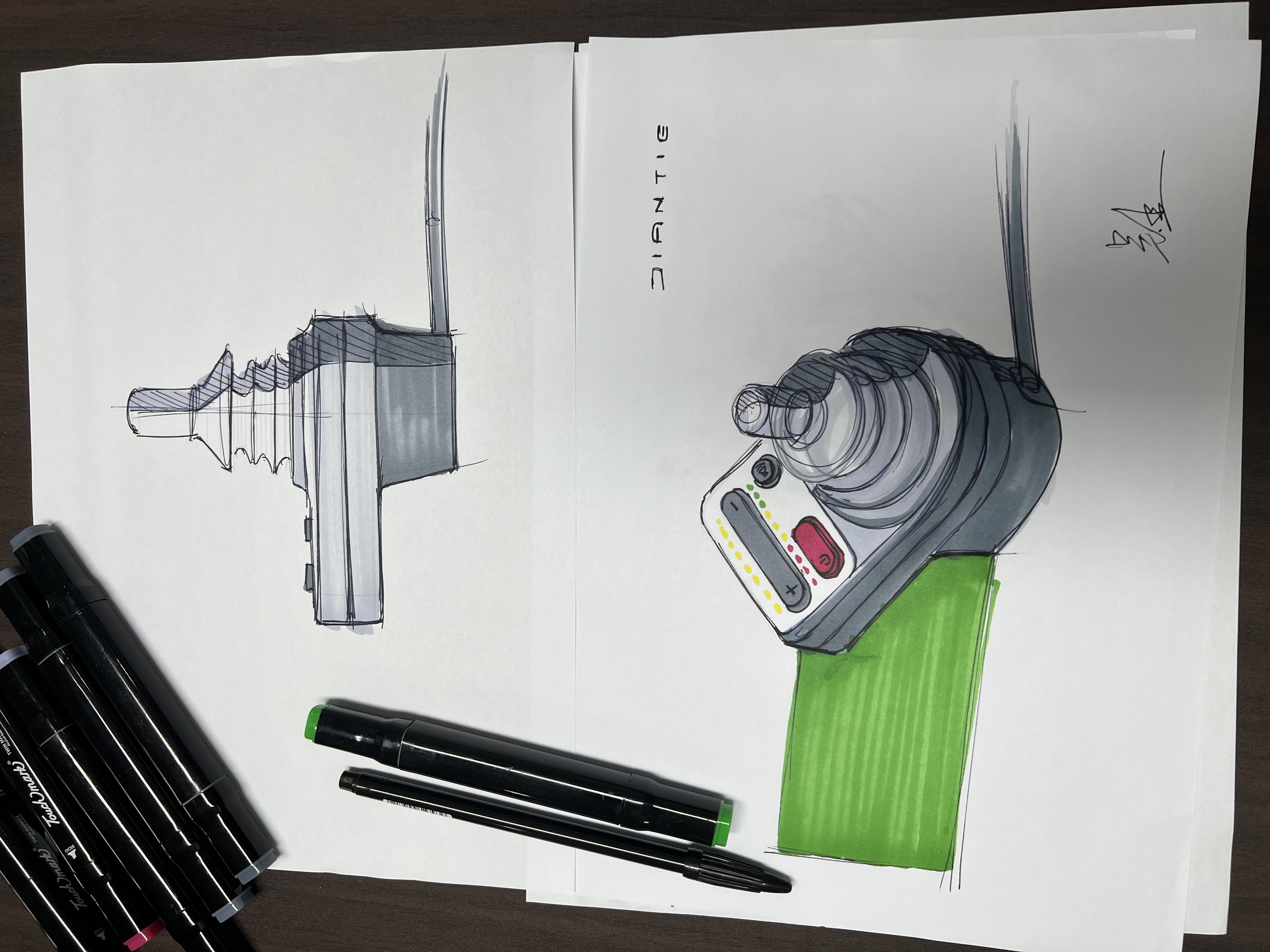 Original works，Electric design，Point iron design，